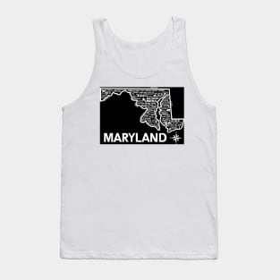 Maryland Map Tank Top